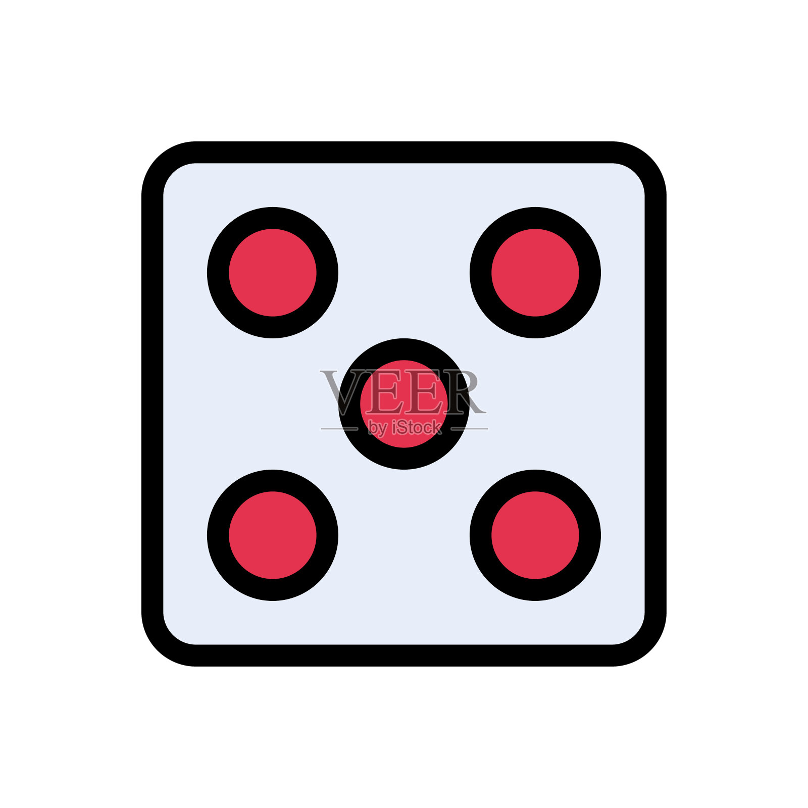 骰子游戏插画图片素材