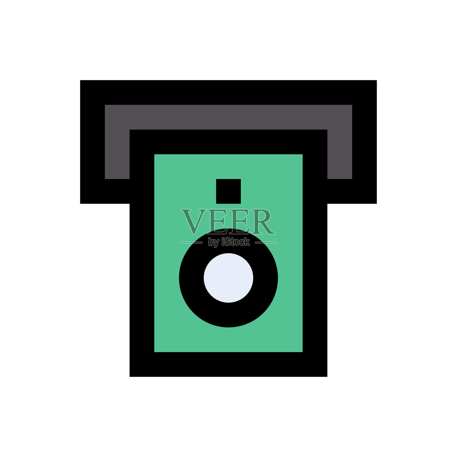 自动取款机插画图片素材