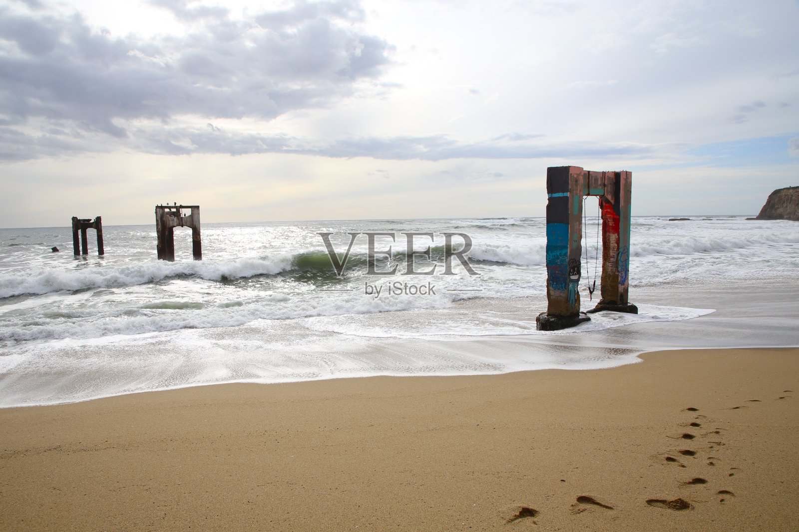 达文波特码头照片摄影图片