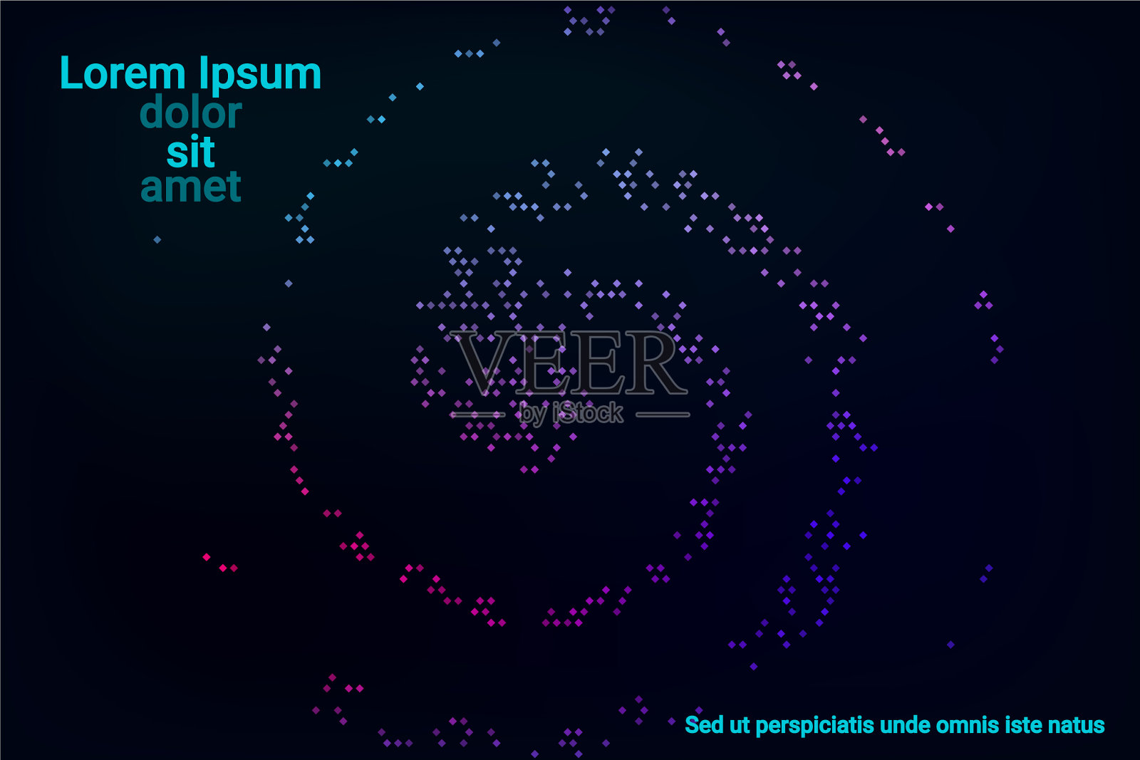 霓虹灯的背景插画图片素材