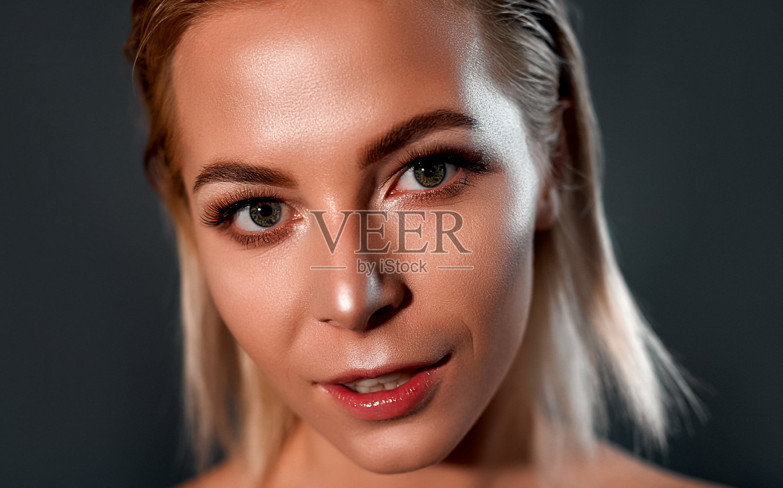 美丽的概念。女孩的背景。照片摄影图片