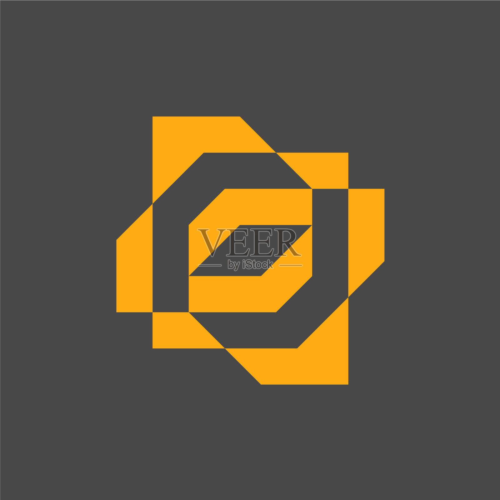 丰富多彩的抽象的标志插画图片素材