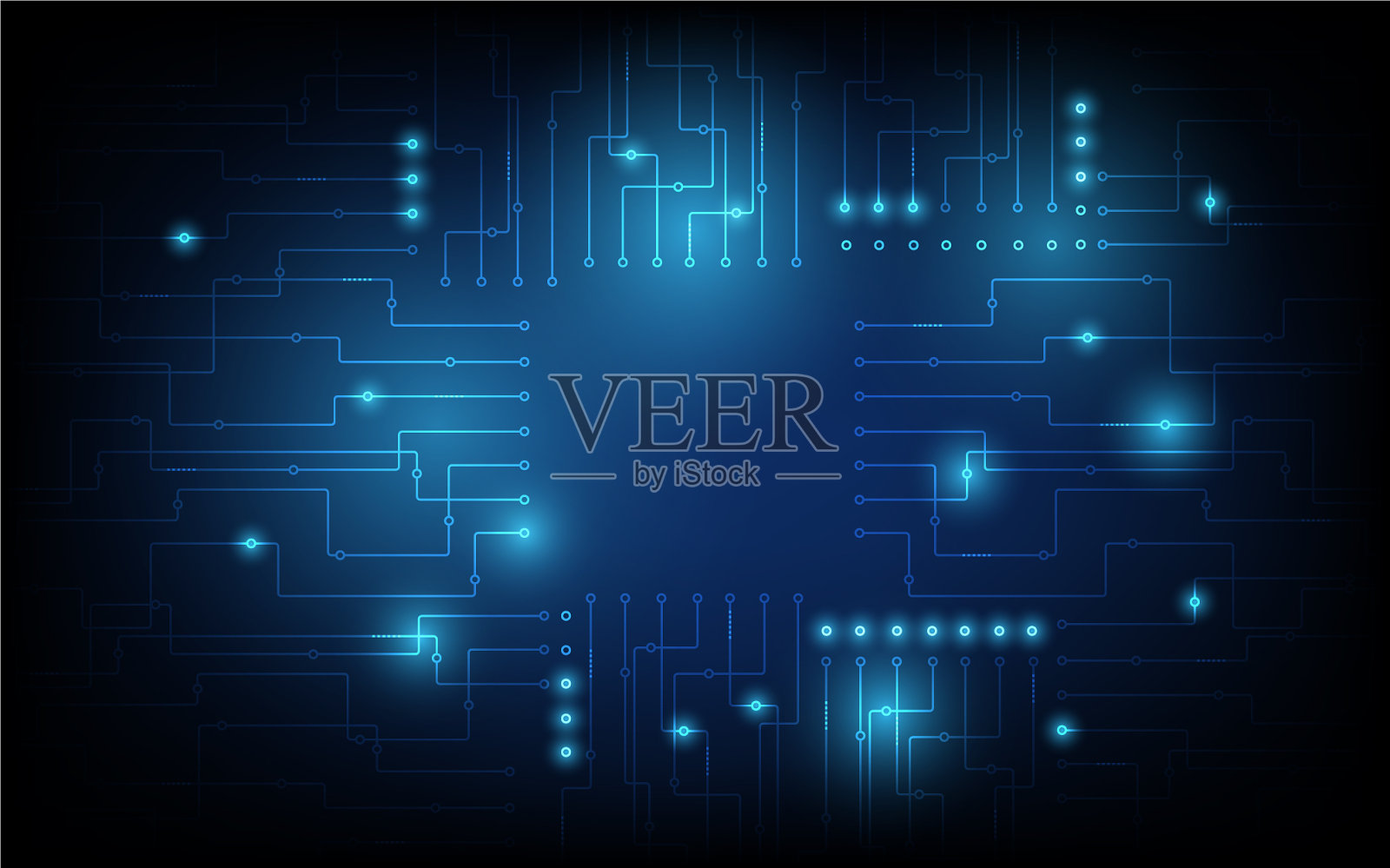抽象技术后台通信插画图片素材