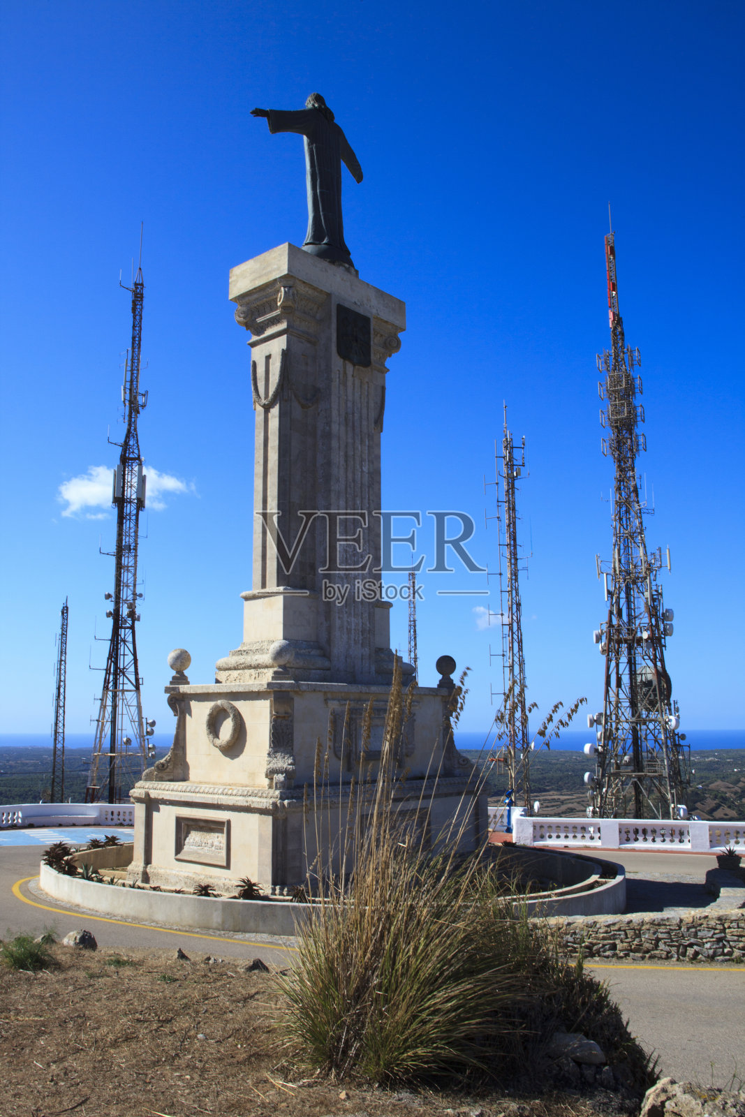 西班牙巴利阿里群岛的梅诺卡岛。照片摄影图片