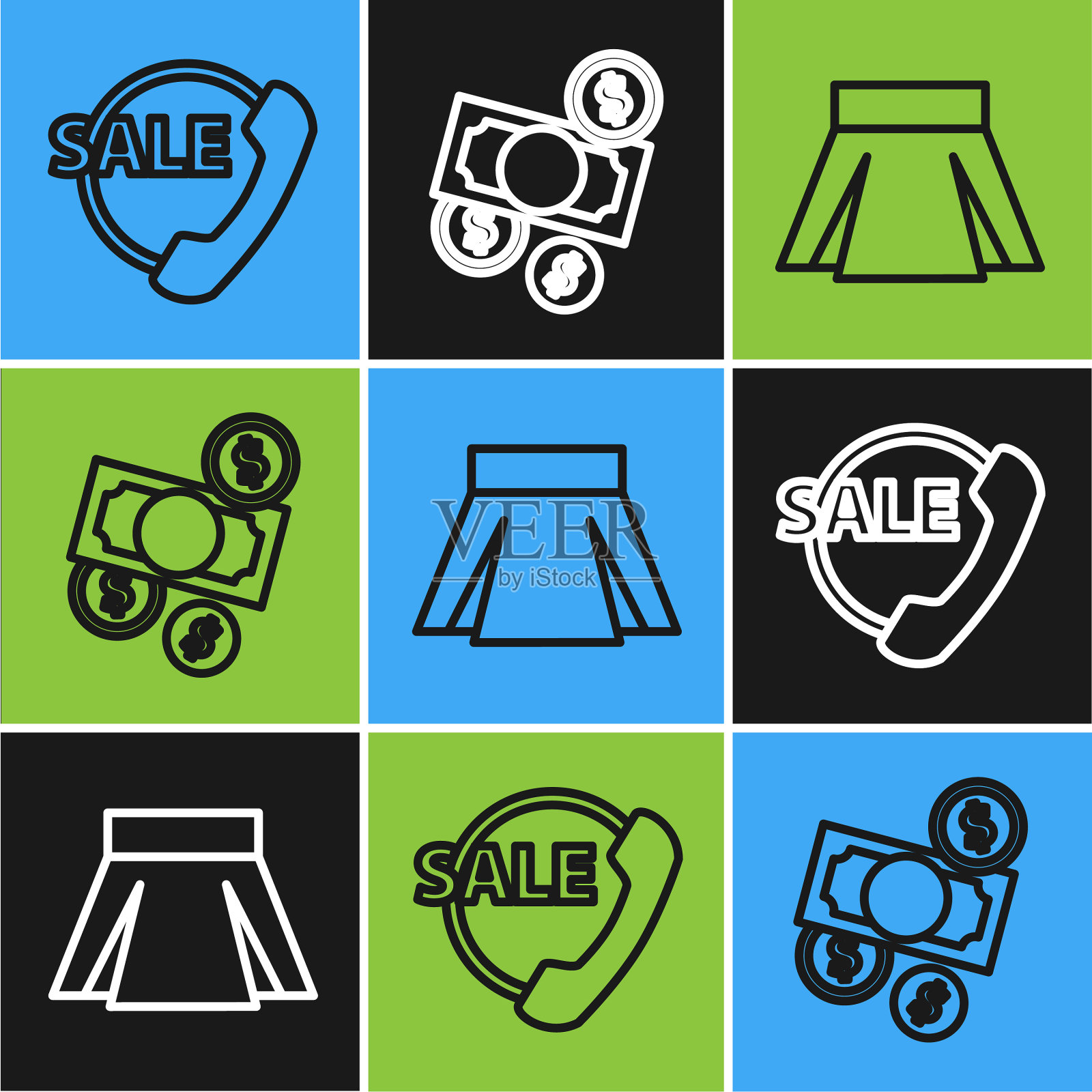 设热线电话24小时支撑裙和设计元素图片