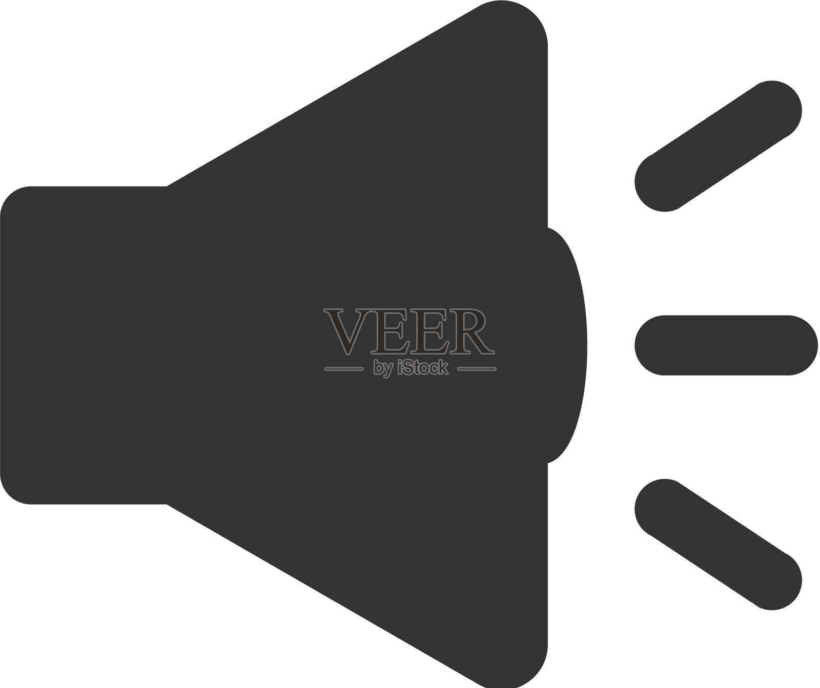 音乐音量图标插画图片素材