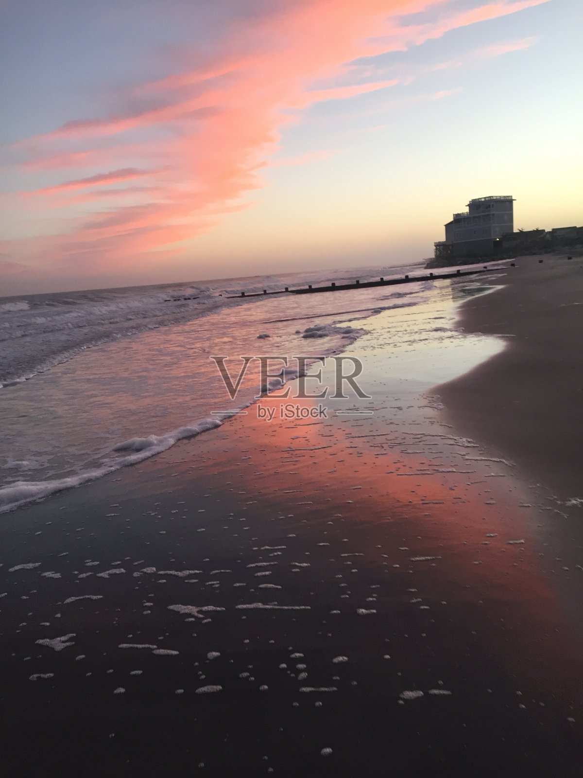 海滩的天空照片摄影图片