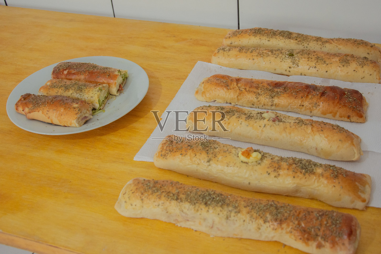 塞卷披萨照片摄影图片