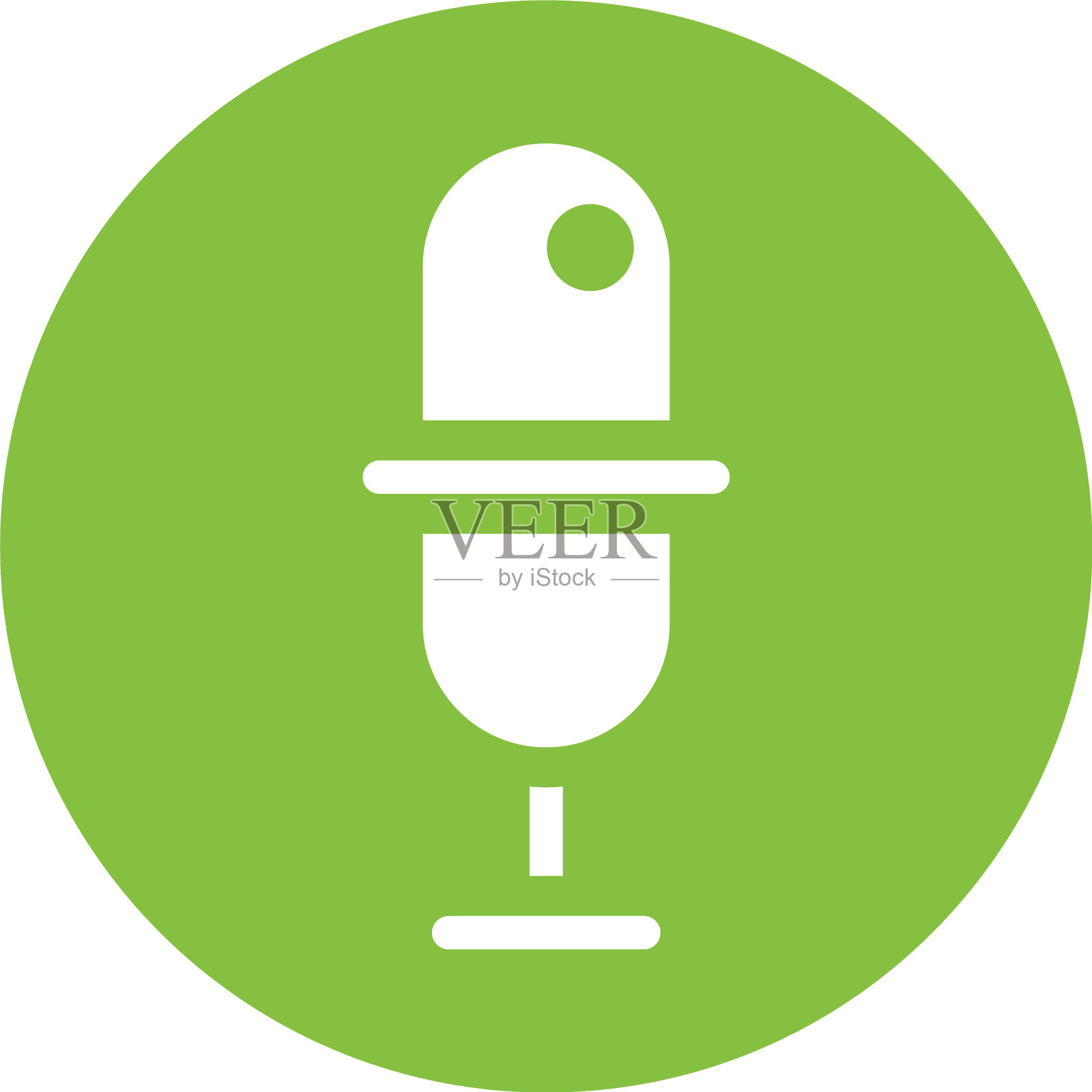 麦克风声音设备隔离图标图标素材