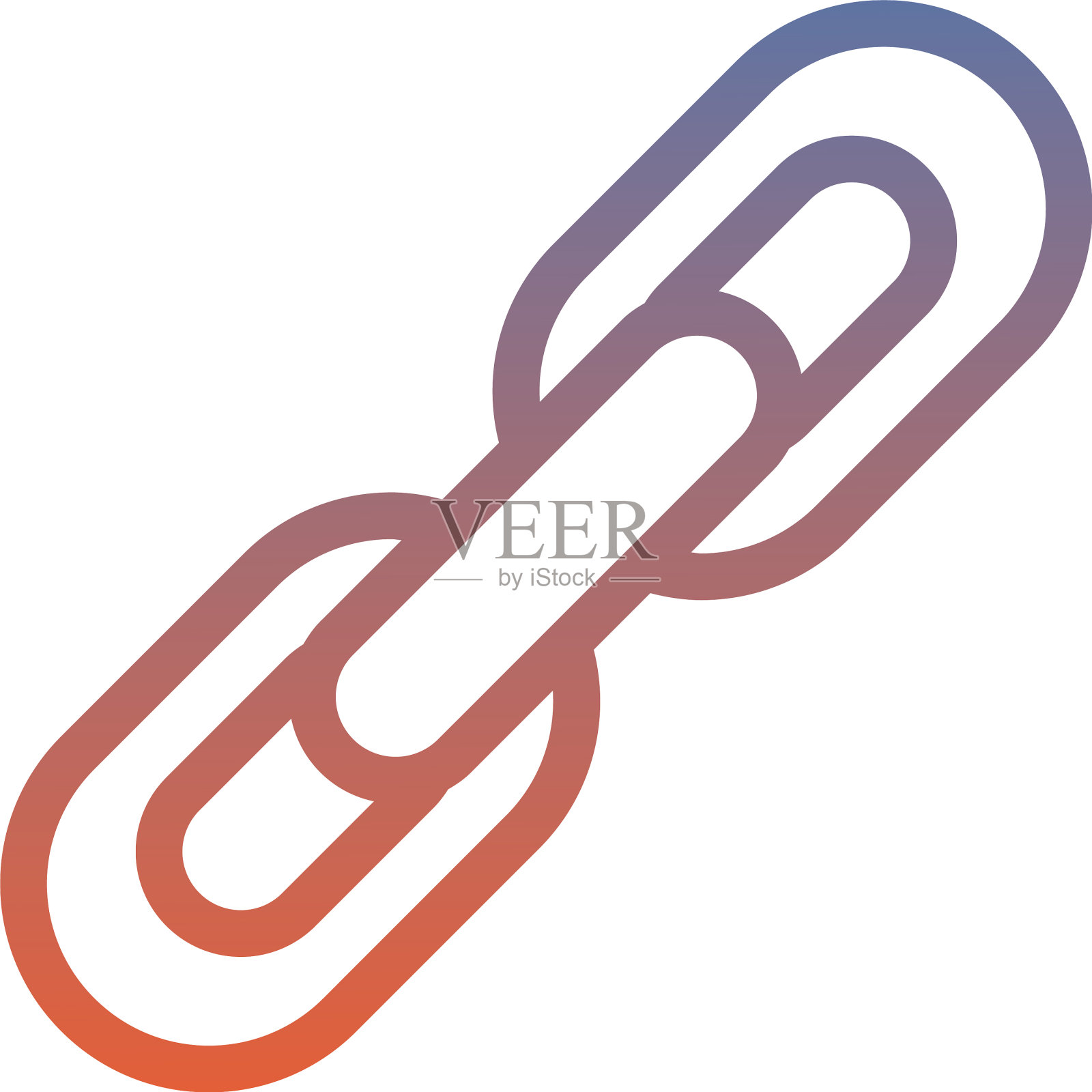 孤立链接符号设计图标插画图片素材