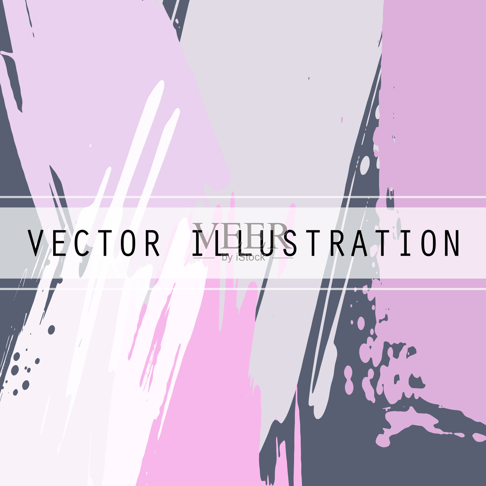 抽象色彩手绘背景设计。插画图片素材