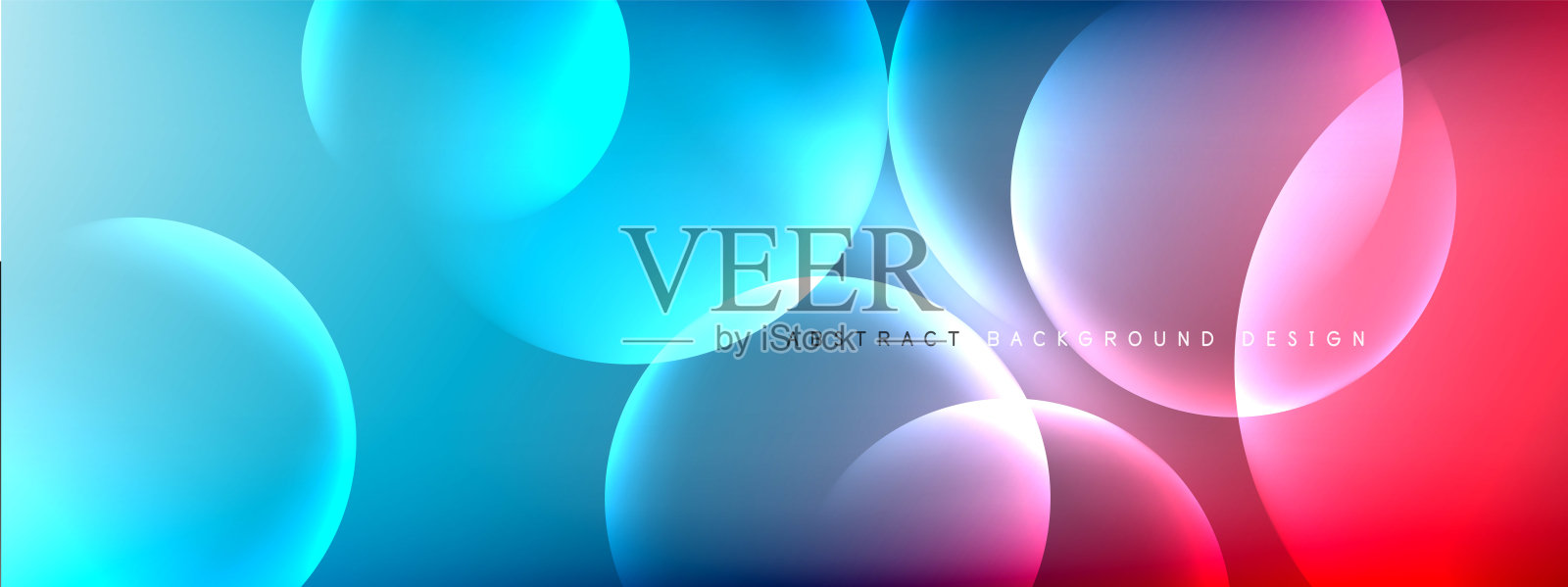 带有阴影和光照效果的流体梯度上的矢量抽象背景液体气泡圆。闪亮的文本设计模板插画图片素材