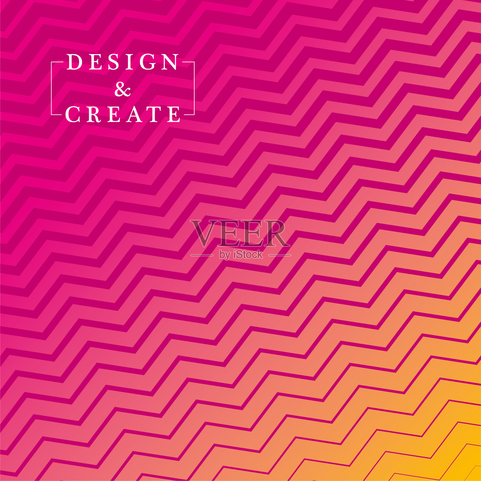 粉色渐变和条纹背景矢量设计插画图片素材