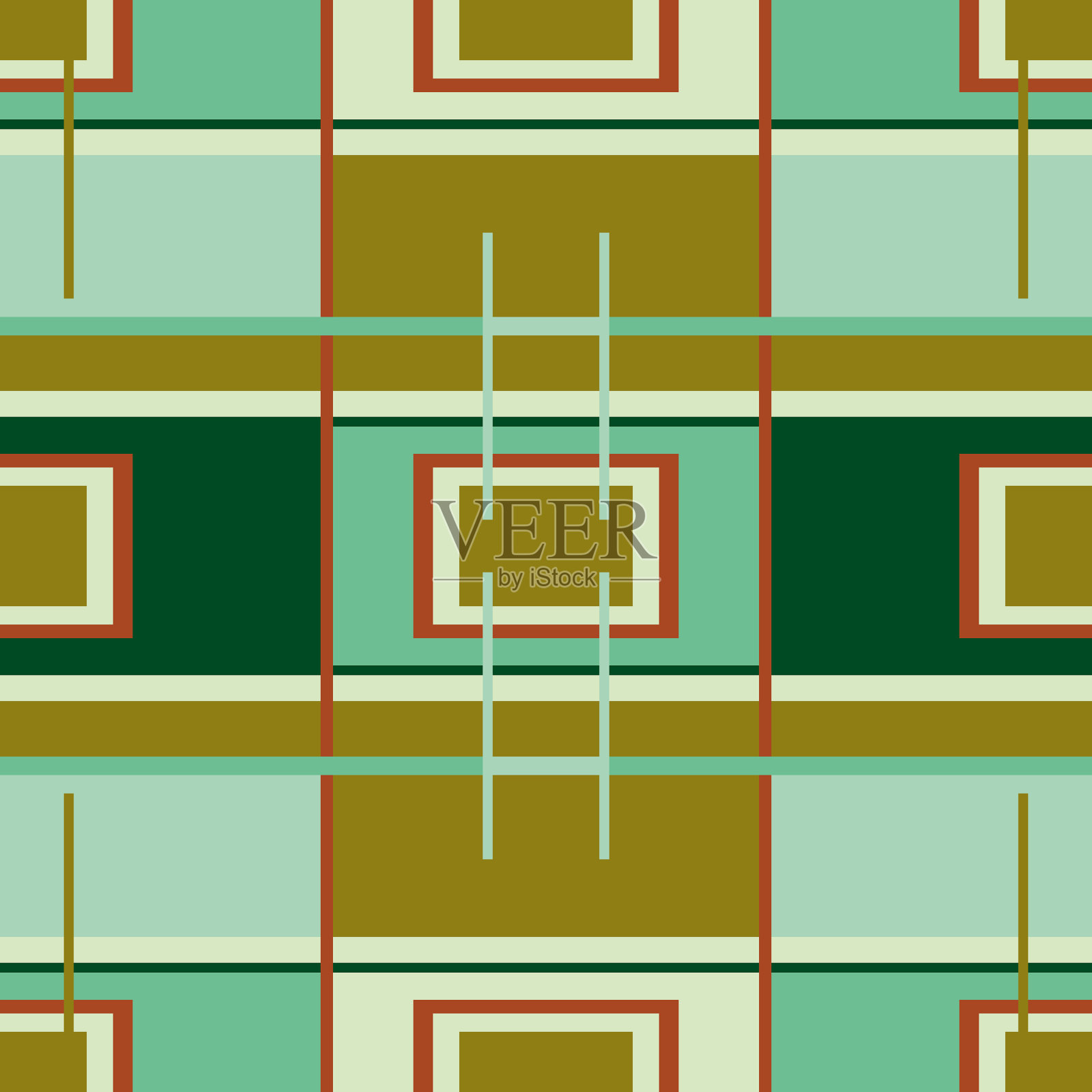 抽象无缝彩色几何图案插画图片素材