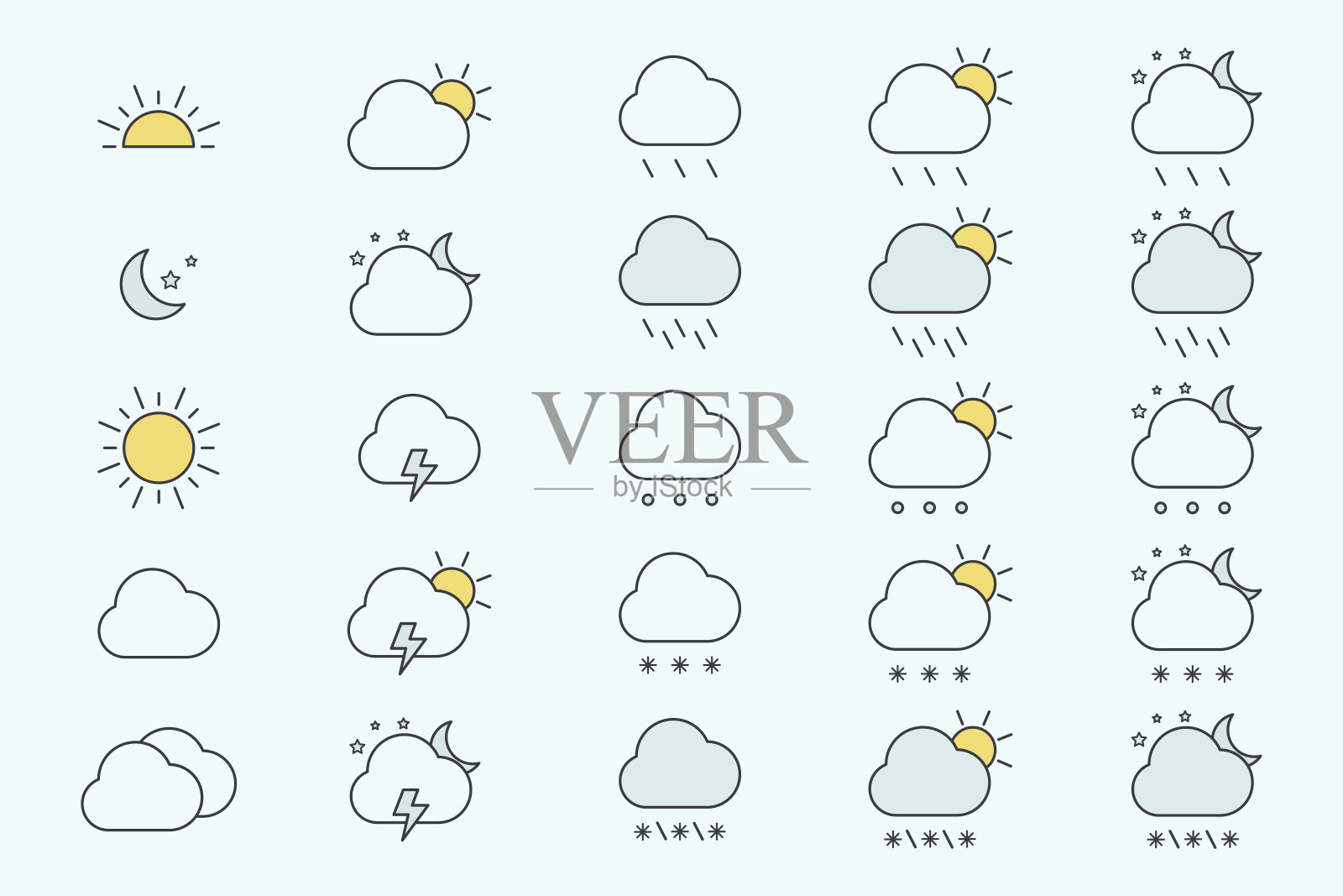 天气图标集02-02插画图片素材