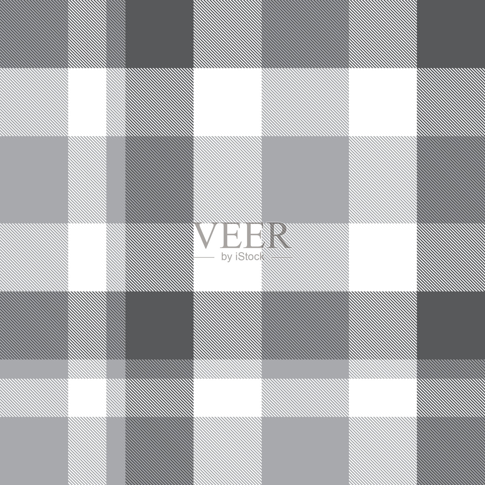 经典的格子花呢无缝图案插画图片素材