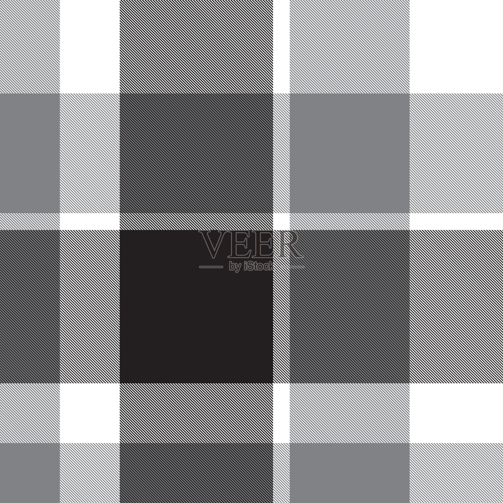 经典的格子花呢无缝图案插画图片素材
