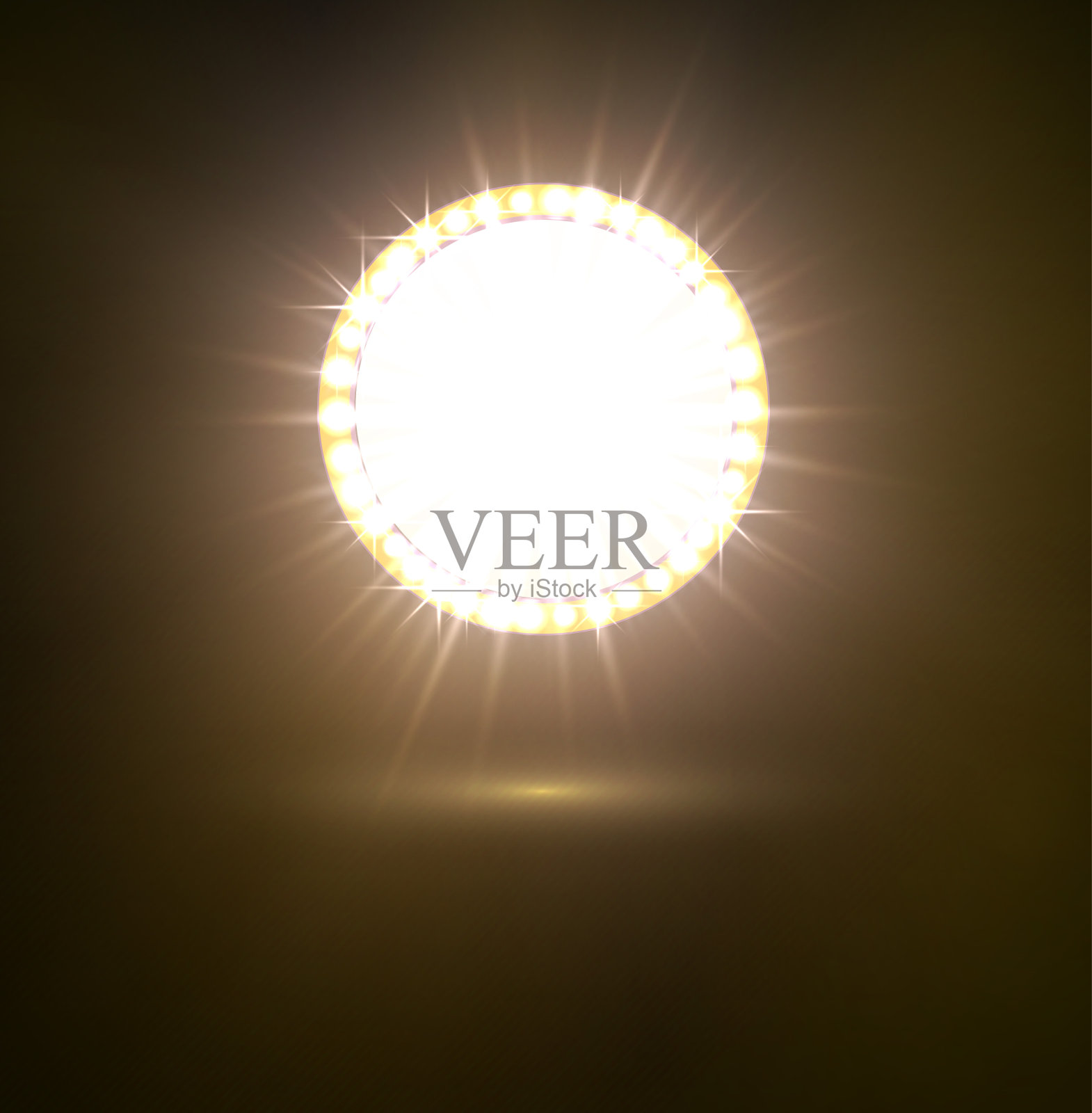 探照灯与投影仪的光。照亮背景作为电影院或剧院的象征。设计元素图片