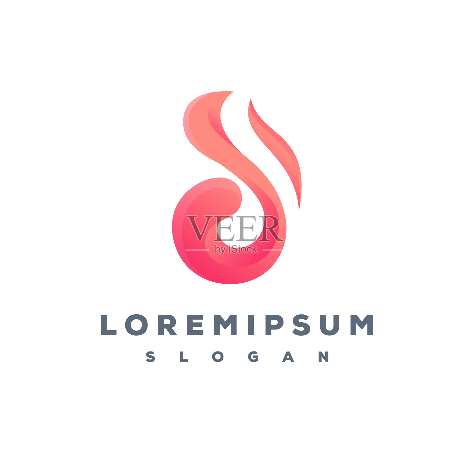 火焰标志设计准备使用插画图片素材