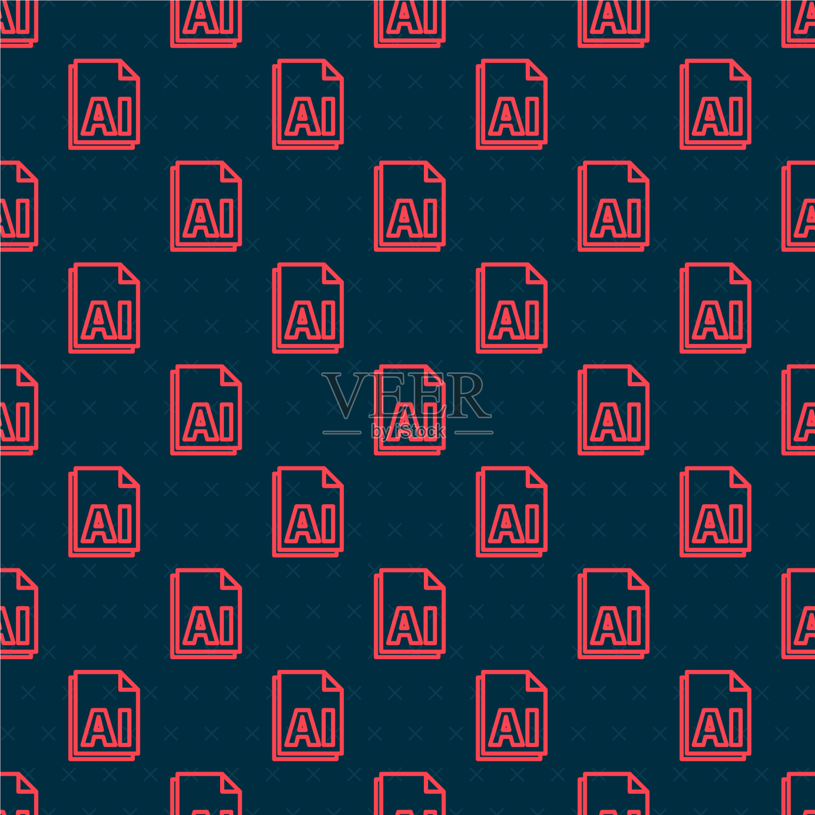 红线ai文件文件下载ai按钮图标插画图片素材