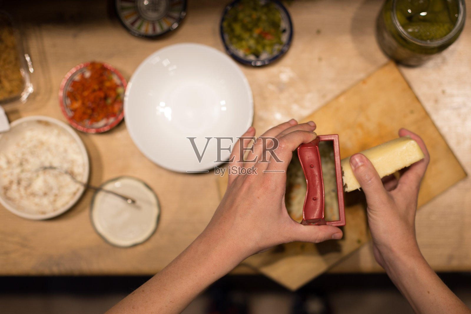 食物准备的特写照片摄影图片