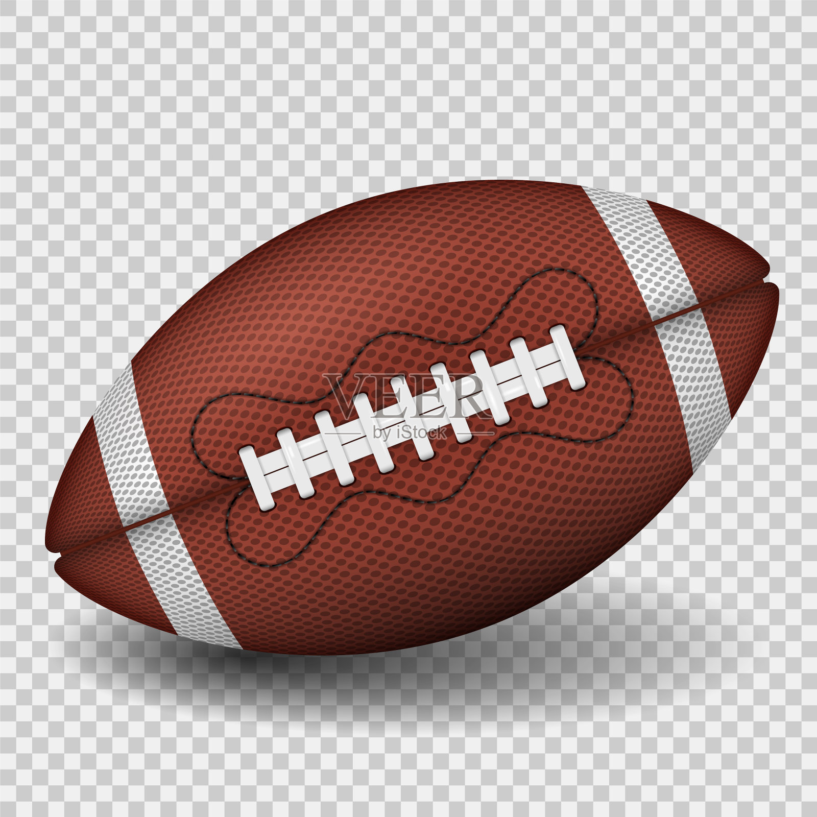 美式足球球插画图片素材