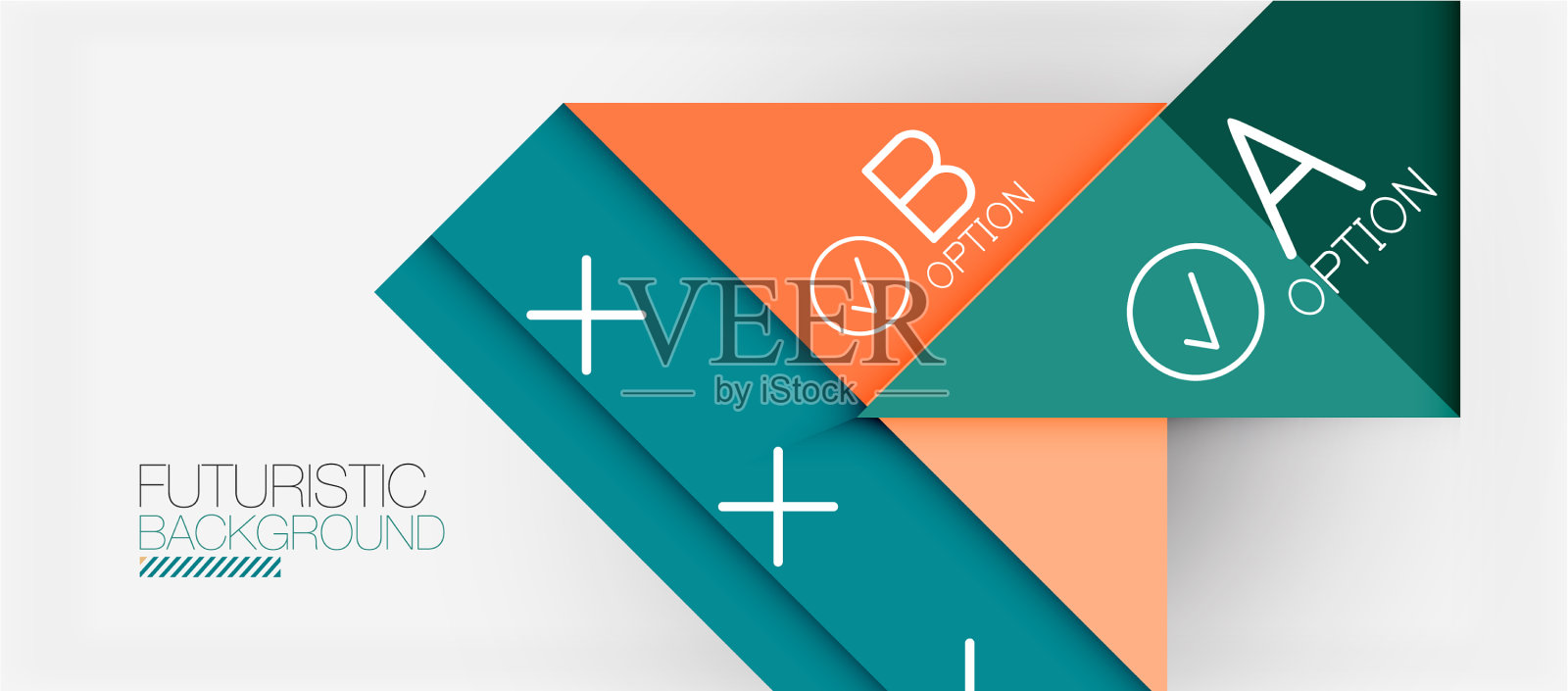 抽象背景几何业务插画图片素材