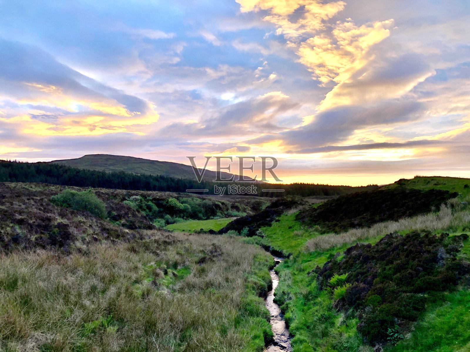 斯凯日落岛照片摄影图片