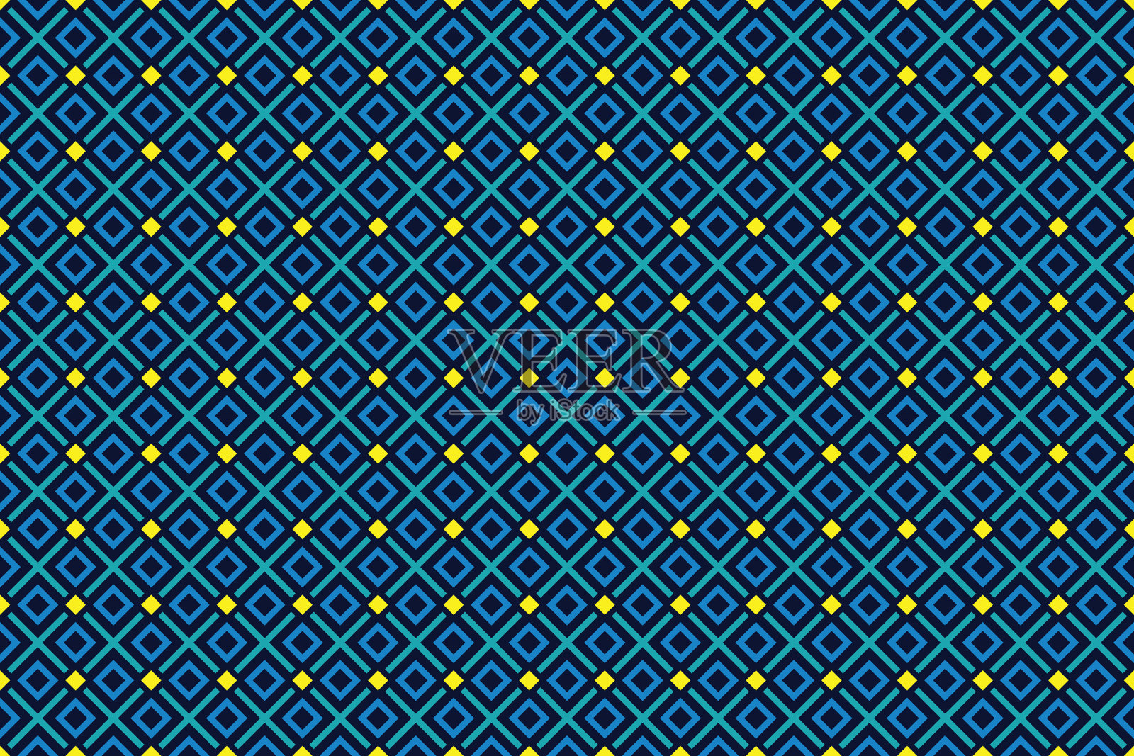 带抽象的无缝模式插画图片素材