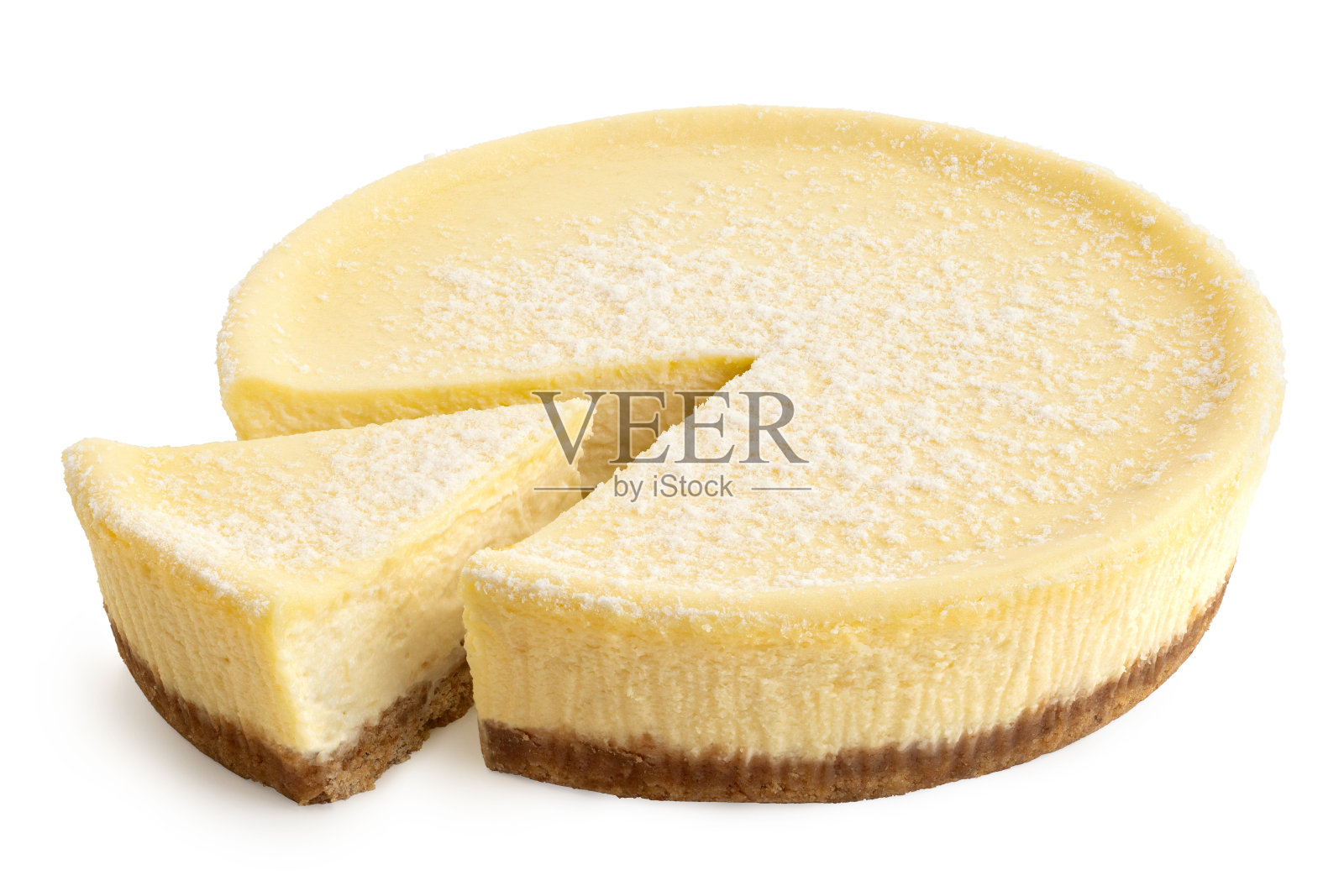 纯芝士蛋糕照片摄影图片