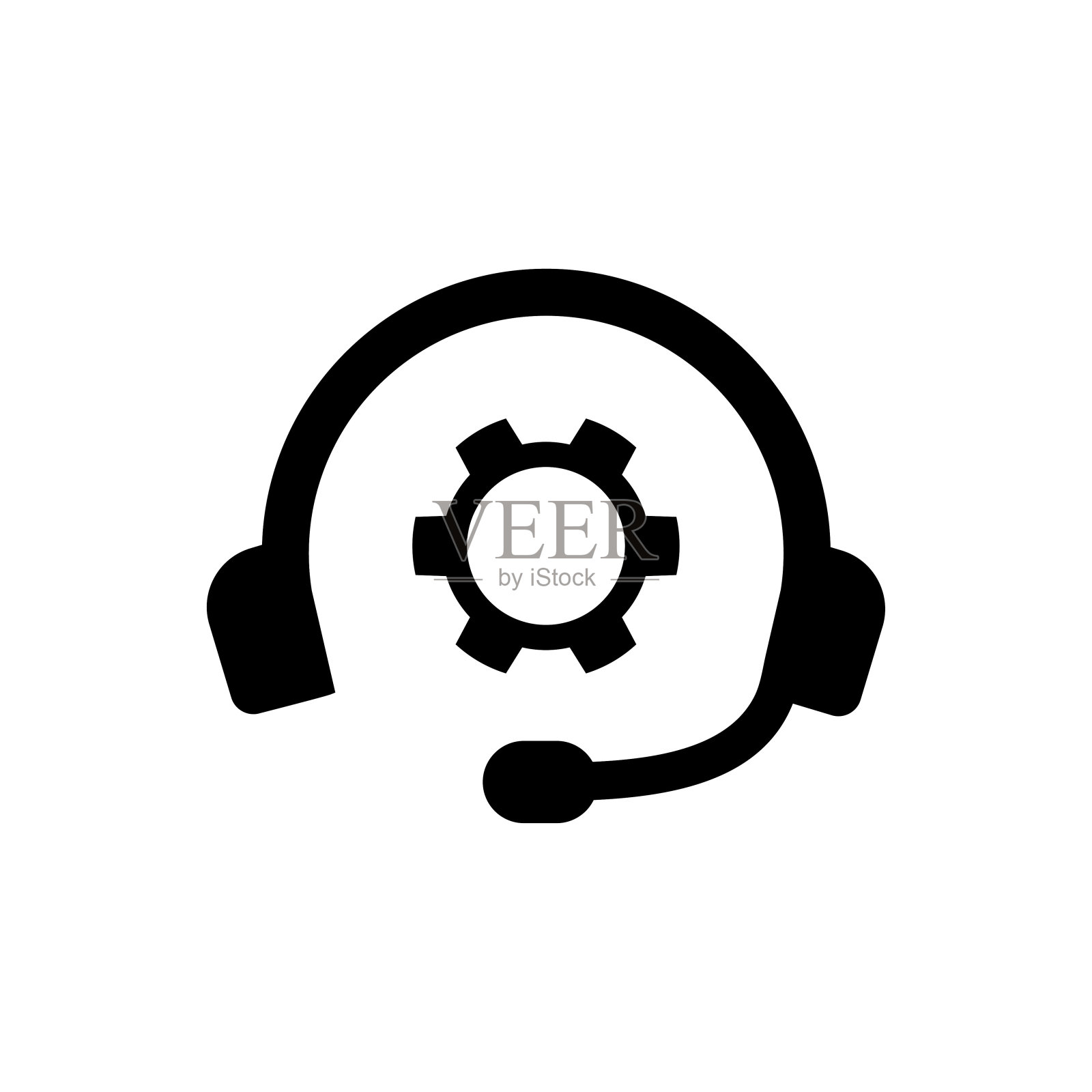 热线电话图标。支持、客户服务插画图片素材