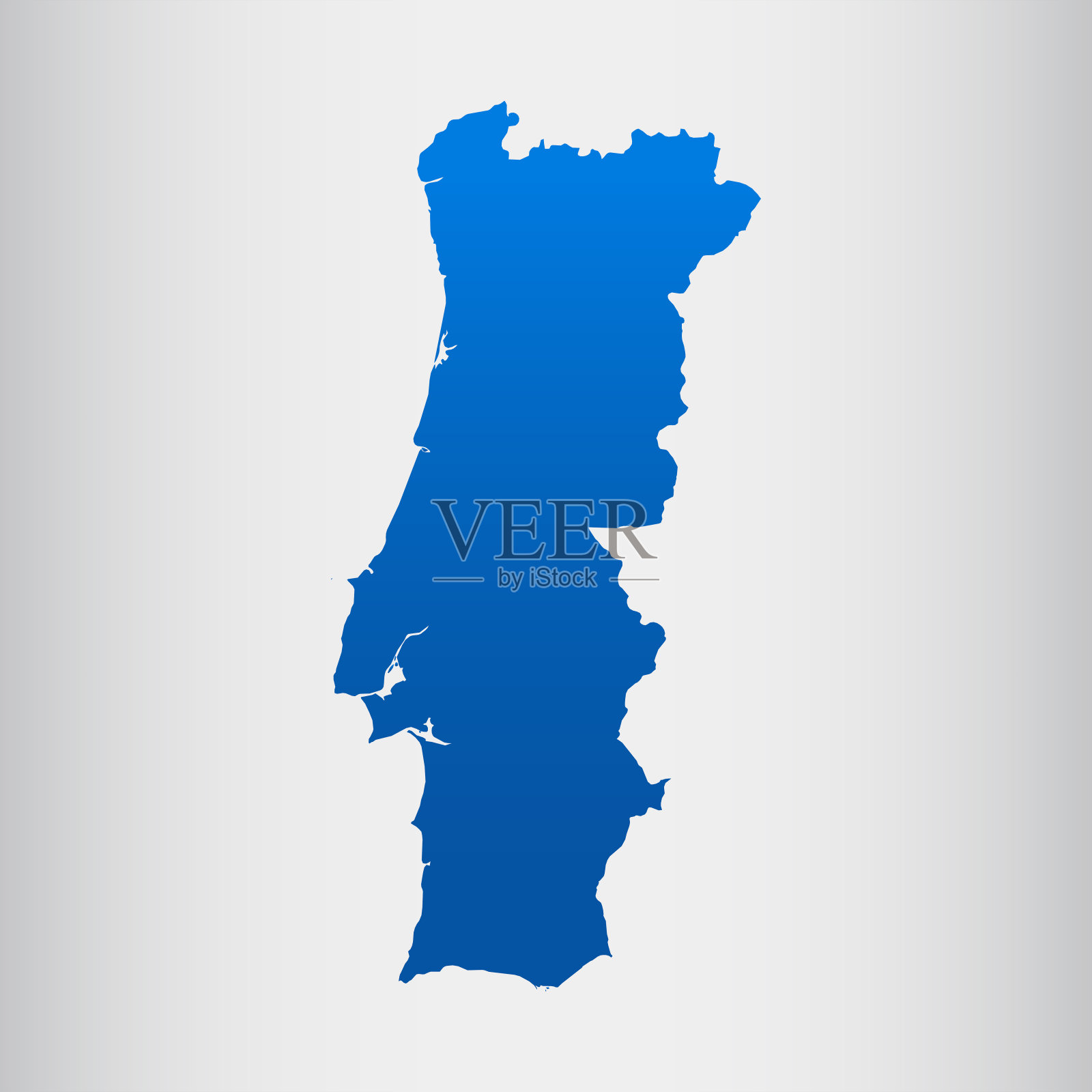 葡萄牙的地图插画图片素材