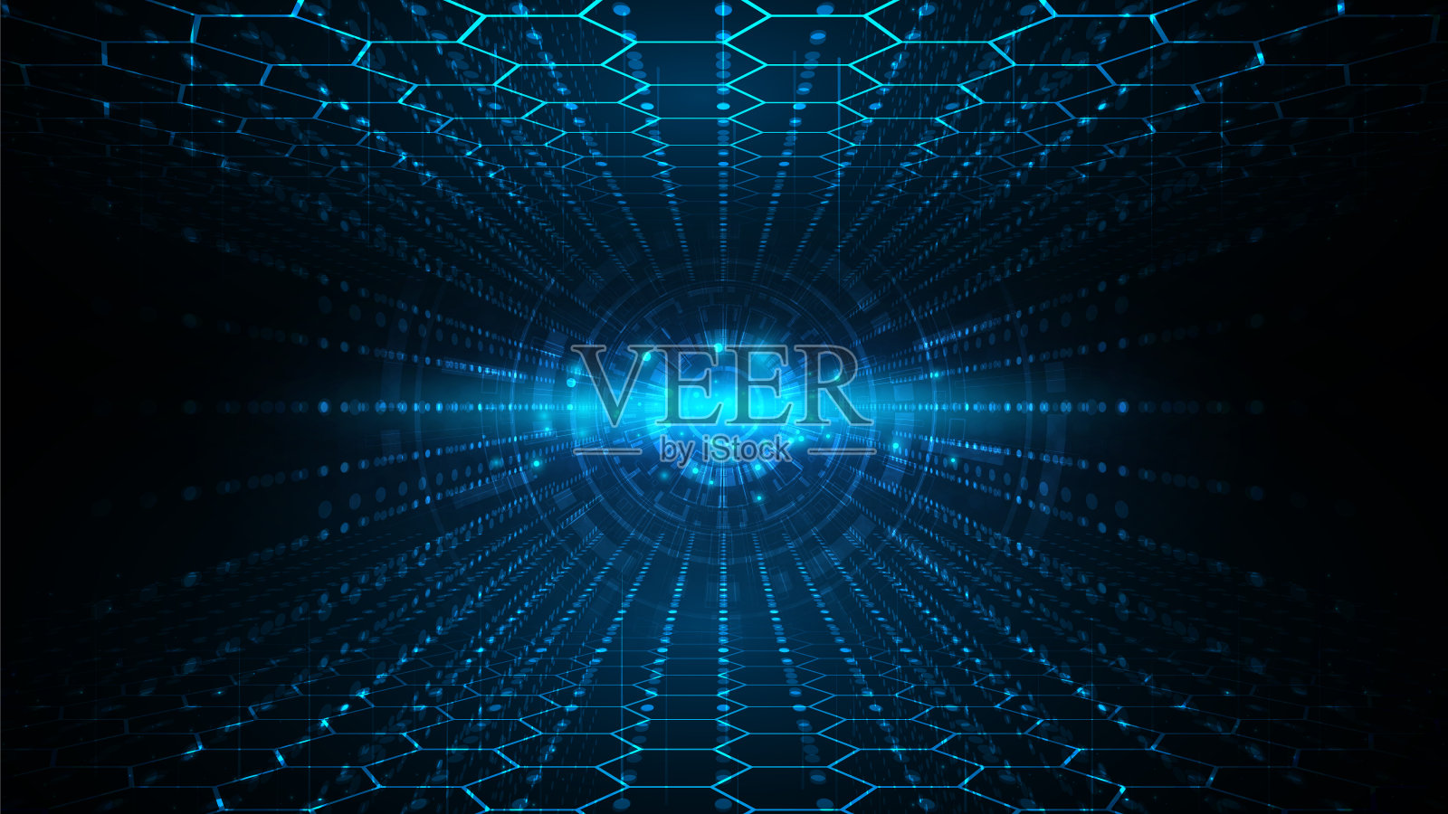 电路技术背景插画图片素材