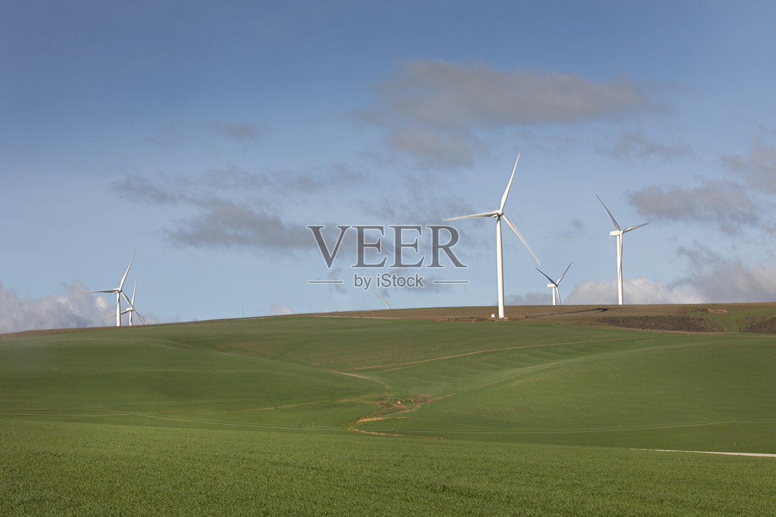 南非的风力涡轮机照片摄影图片