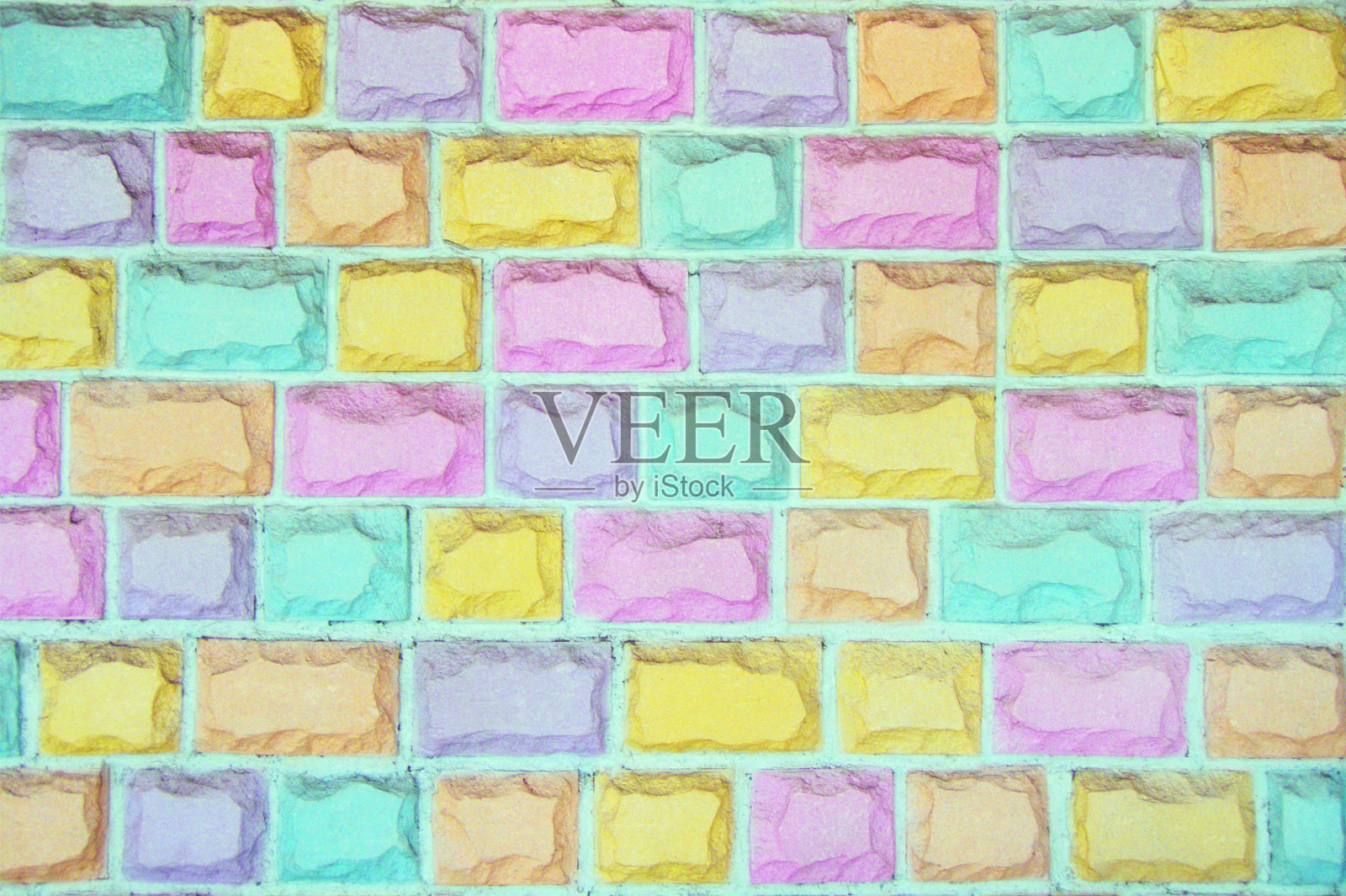 彩色的石头砖块照片摄影图片