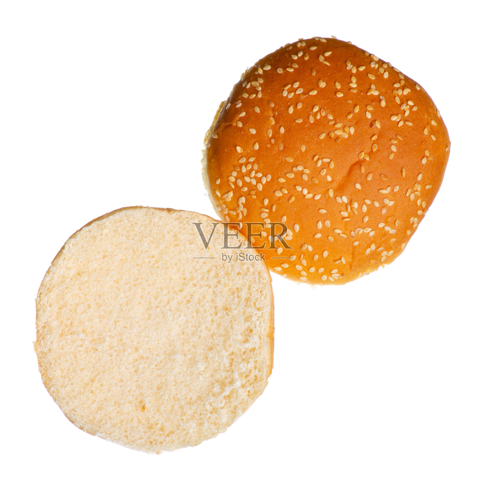 芝麻汉堡包照片摄影图片