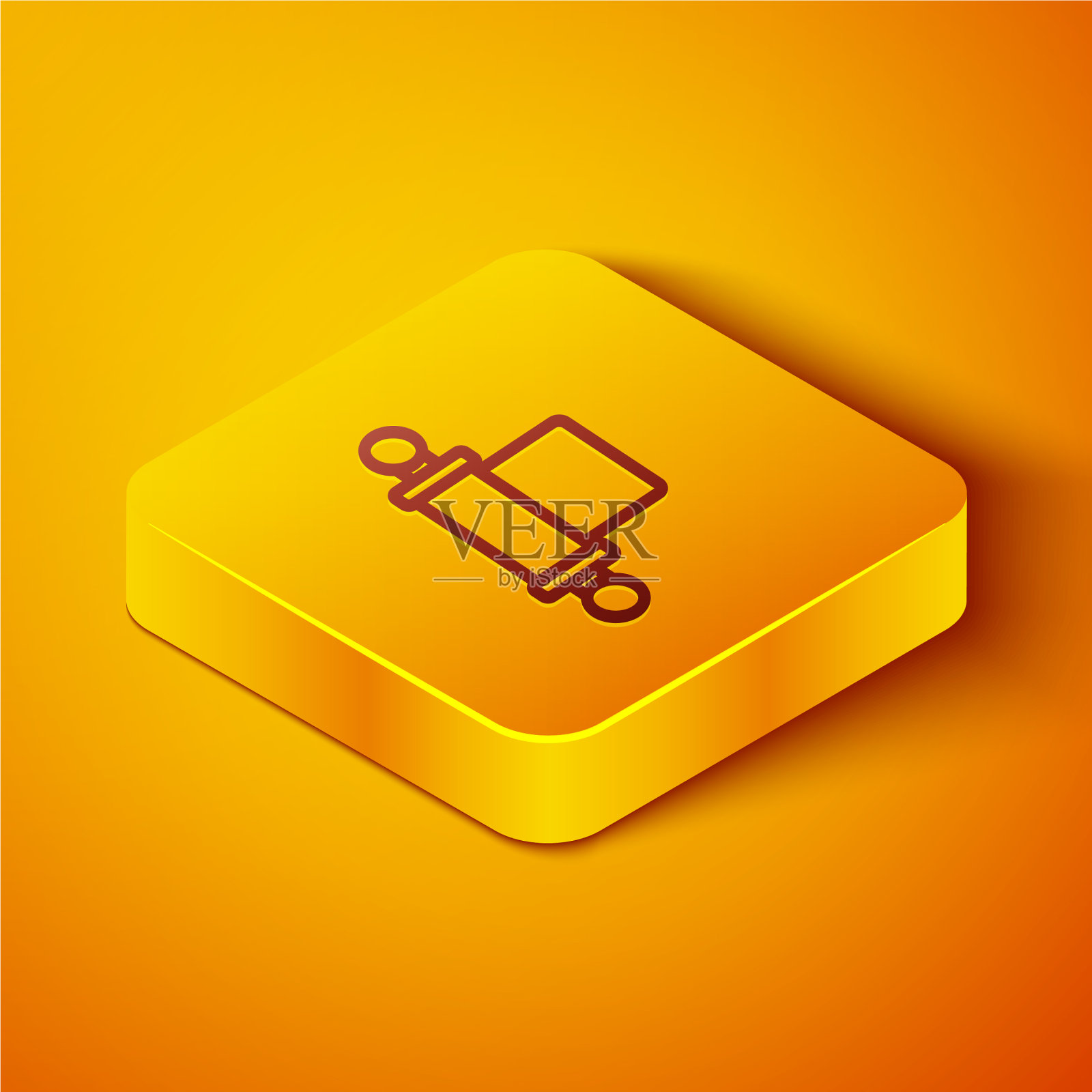 等距线法令纸羊皮纸卷轴图标素材