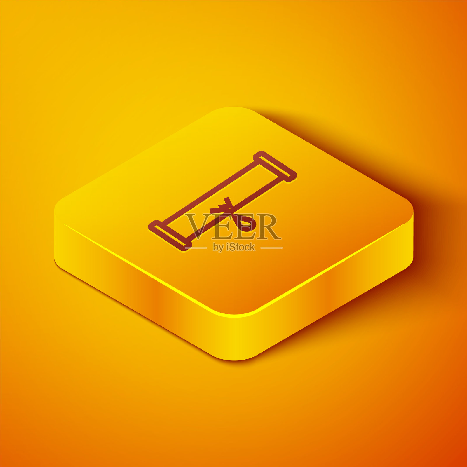 等距线断裂金属管有泄漏图标素材