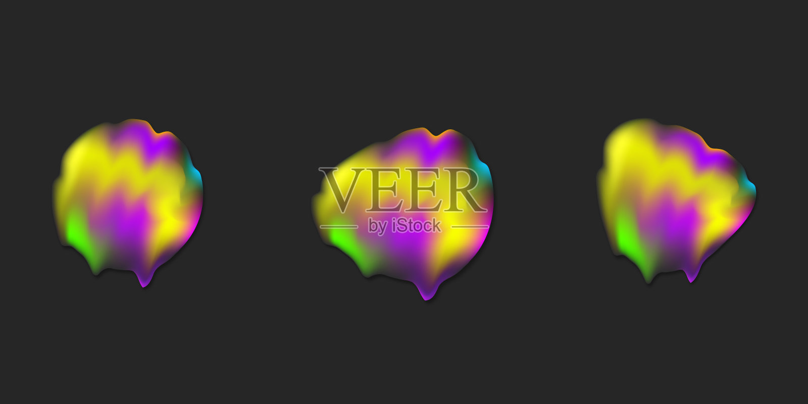 现代抽象矢量横幅。平面几何形状与黑色轮廓在孟菲斯设计风格。矢量插图为网页或打印设计插画图片素材