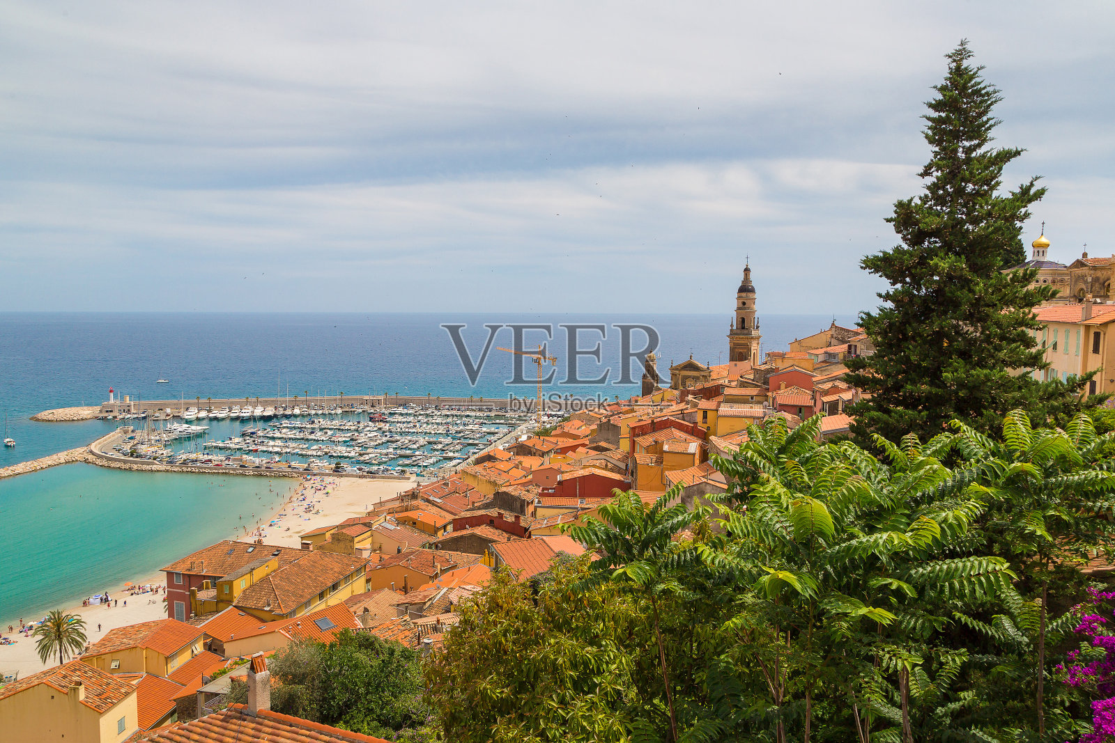 曼通全景，法国照片摄影图片