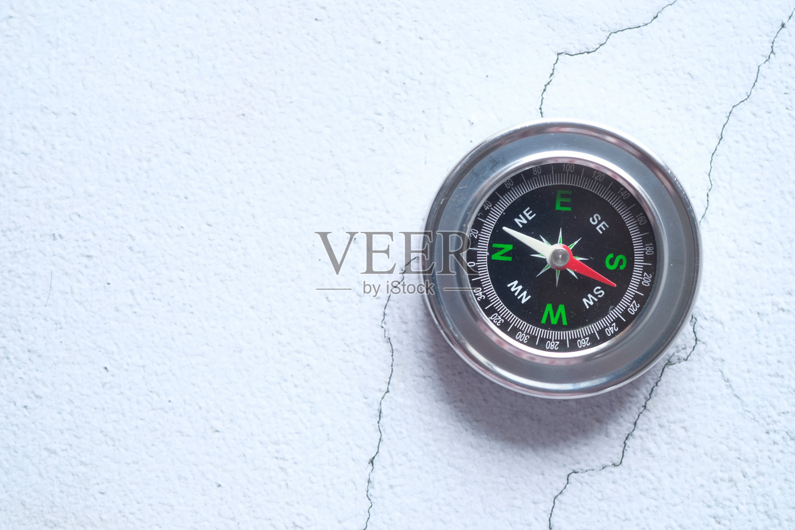 指南针孤立在白色背景上照片摄影图片