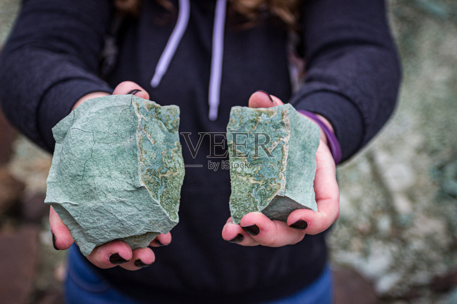 约翰戴化石床国家纪念碑山脉和岩石特征照片摄影图片