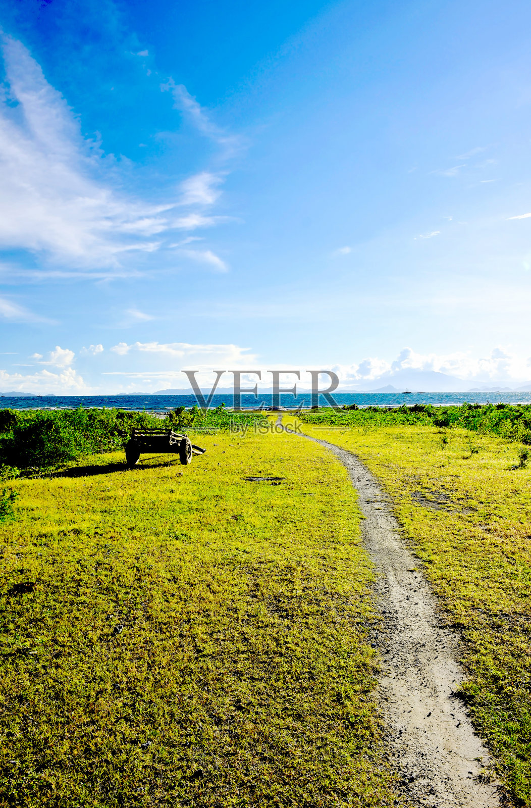下午海滩照片摄影图片