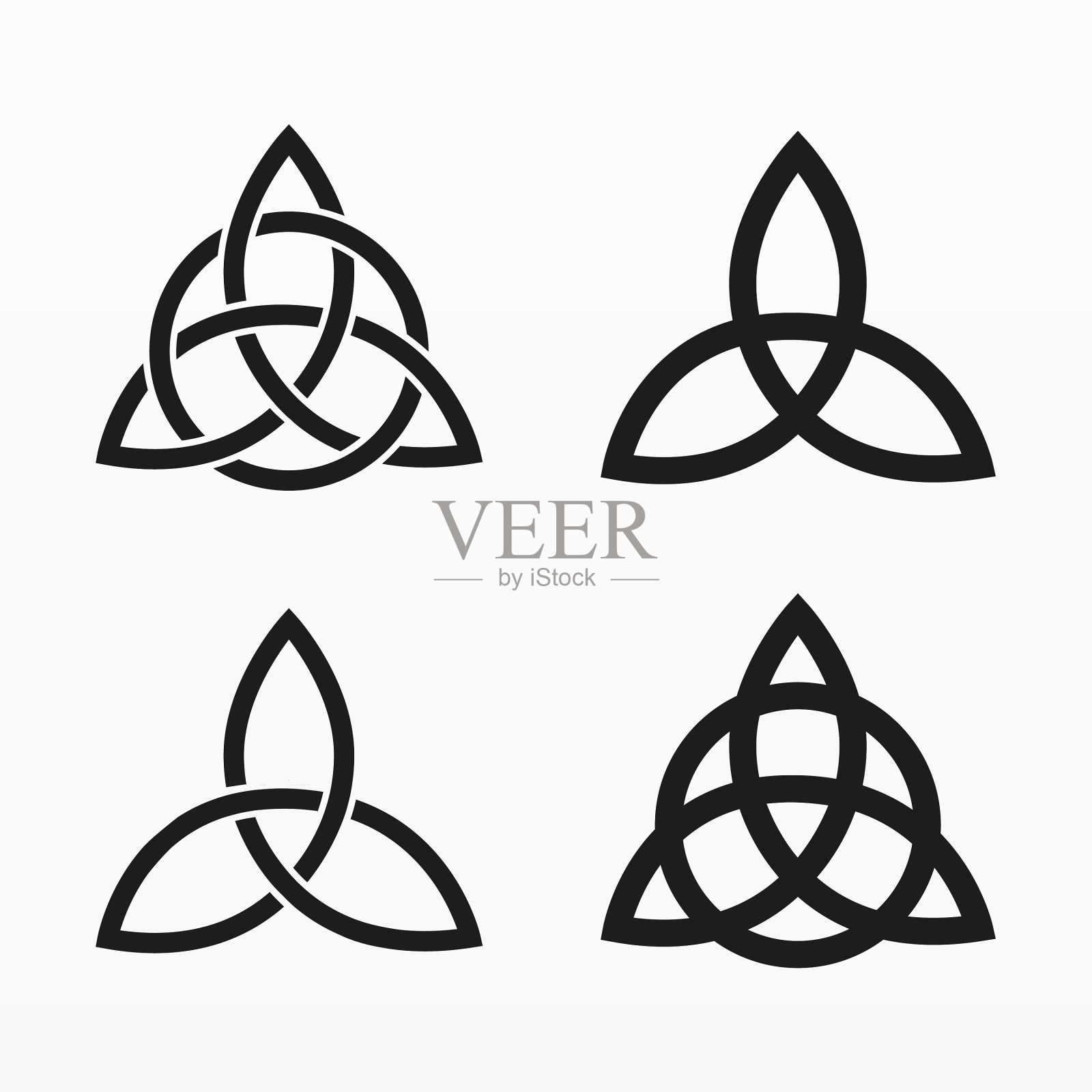 变种凯尔特三四集插画图片素材