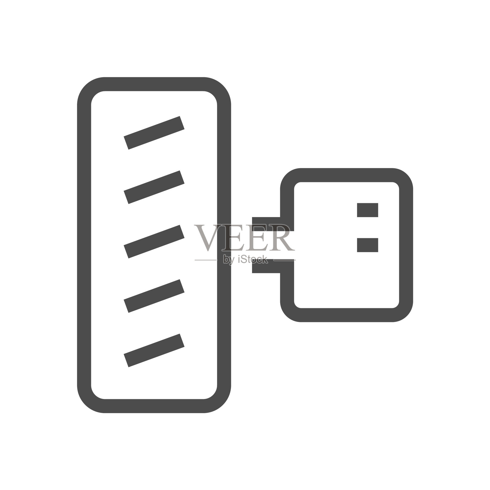 电动汽车电机图标素材