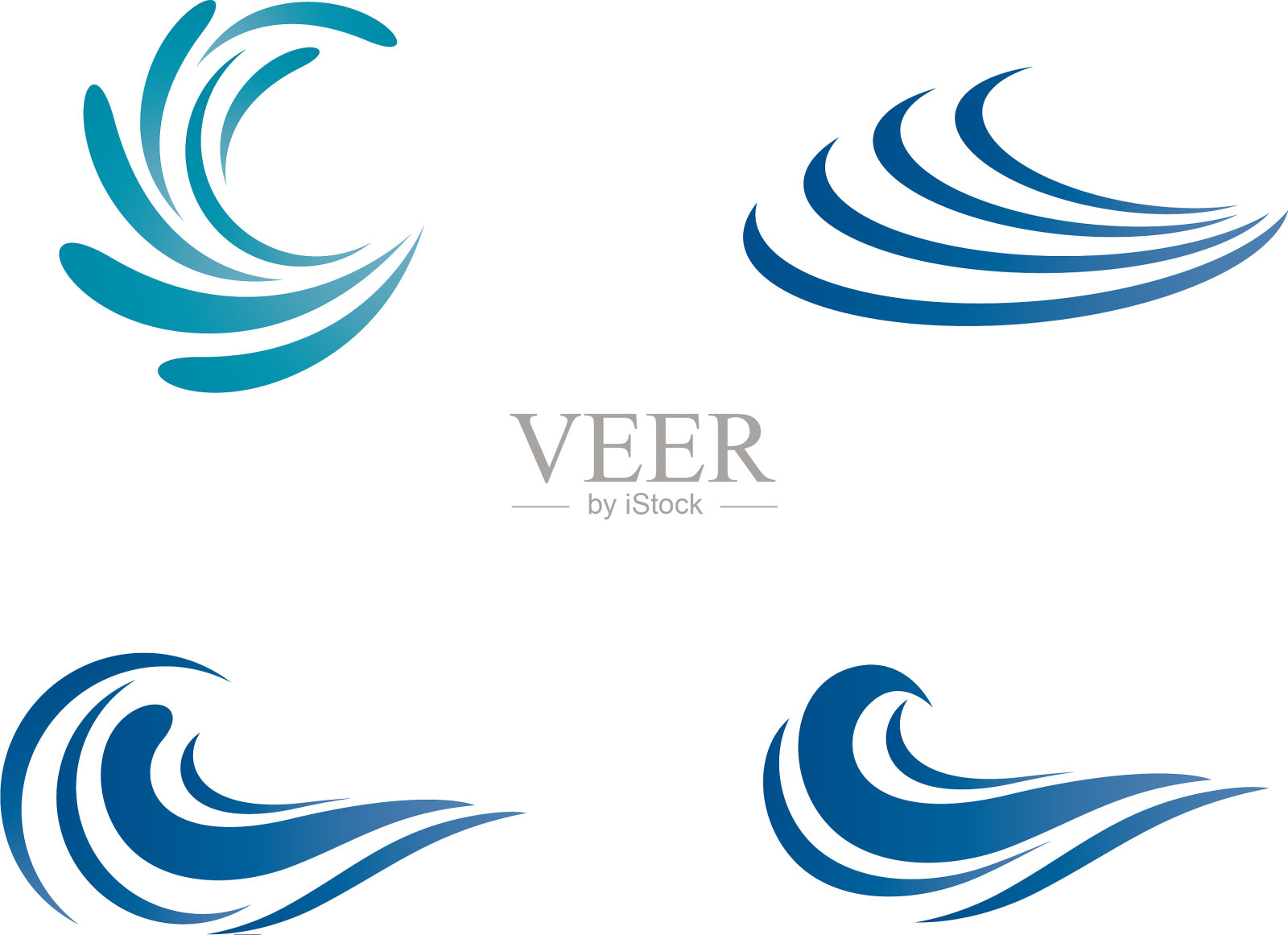 波符号图标图标素材