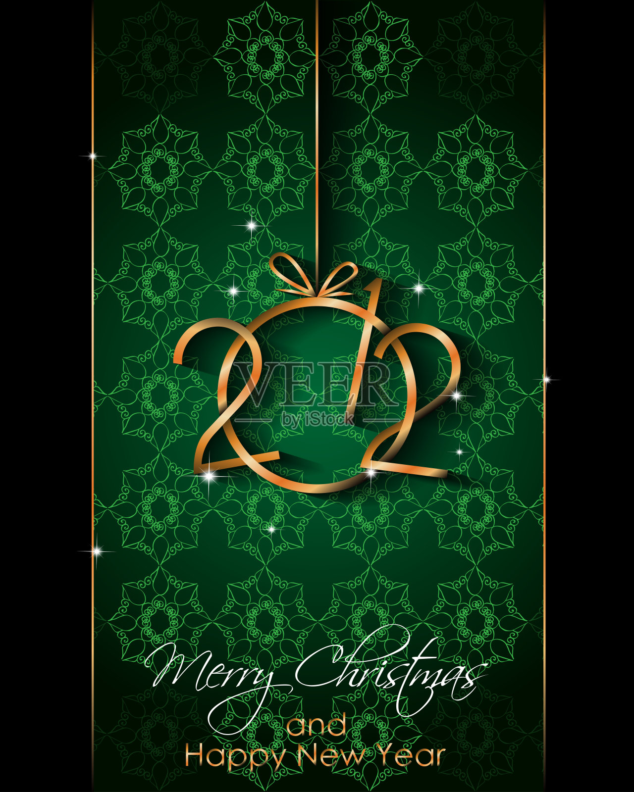 2021年新年快乐的背景为你的季节邀请，节日海报，贺卡。插画图片素材