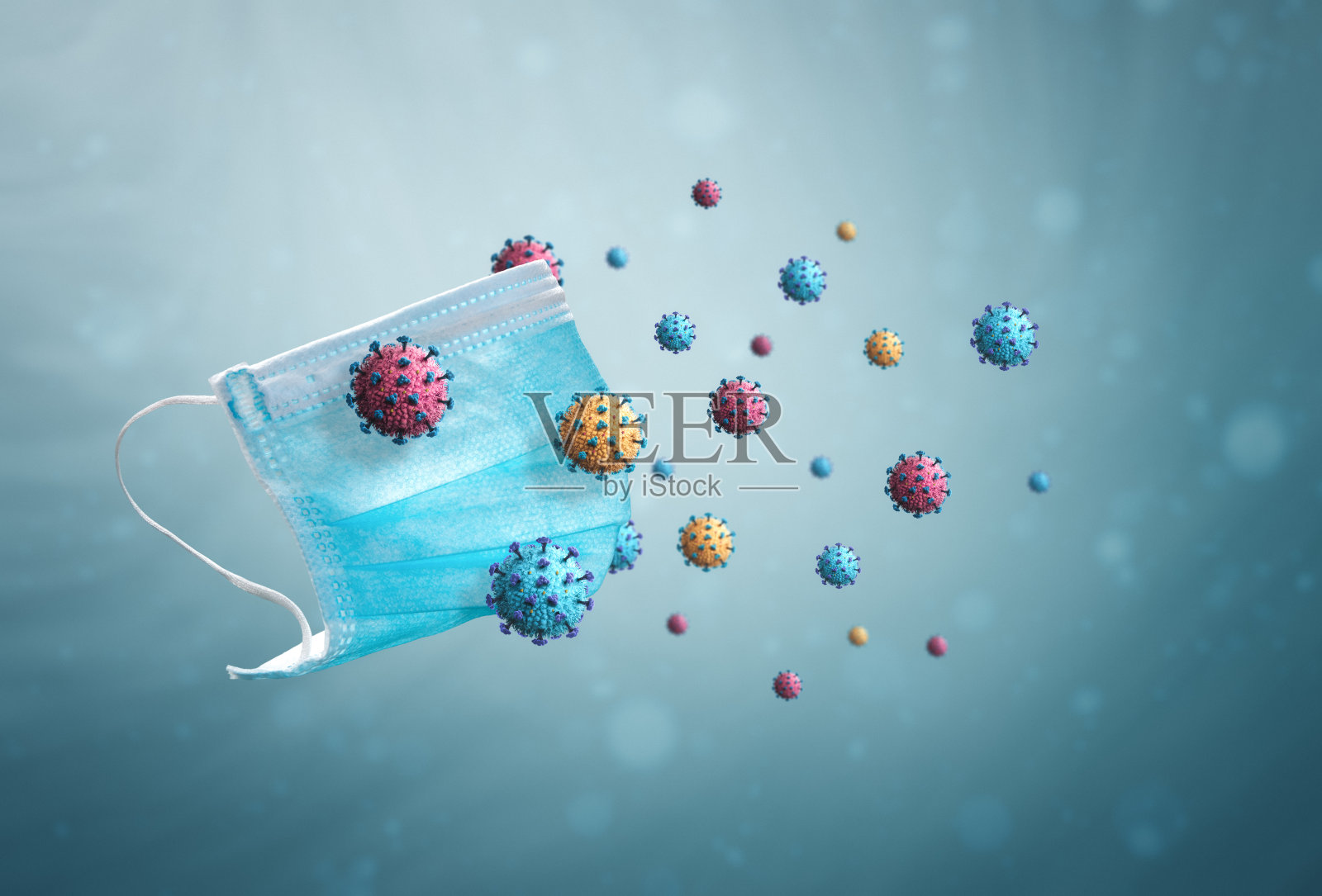 口罩- Covid-19防护照片摄影图片