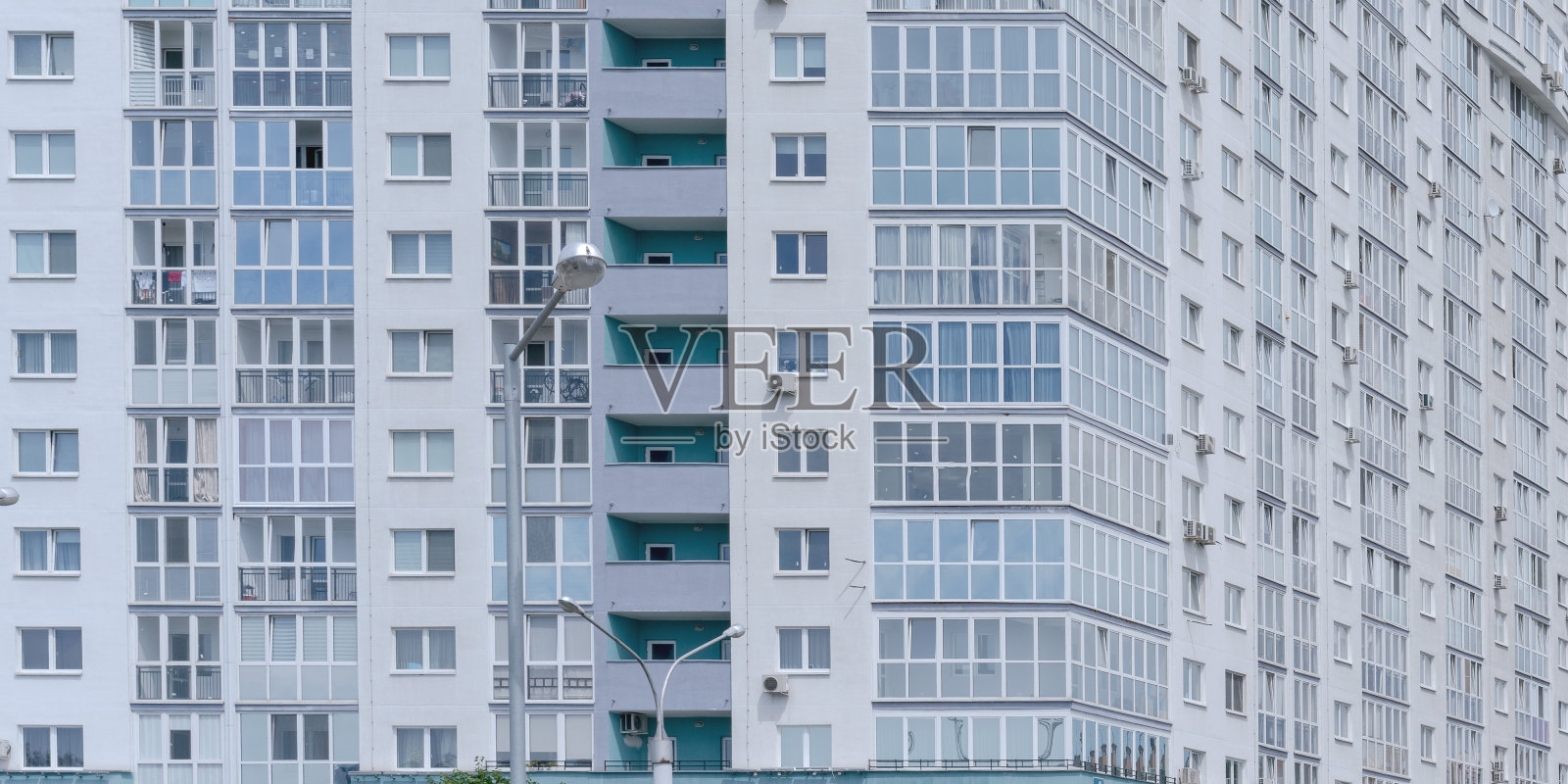 城市居室社区中的住宅建筑背景照片摄影图片