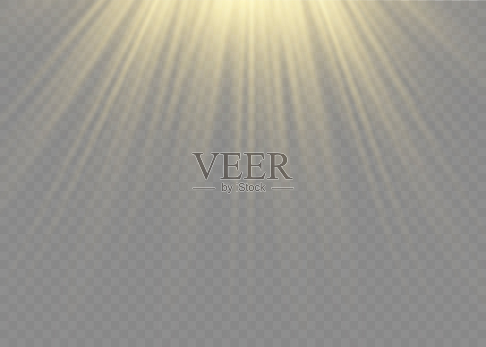 闪光效果的阳光。设计元素图片